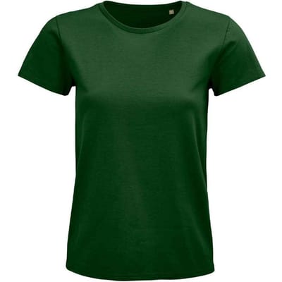 SOLS Dames/Dames Pioneer Organic T-shirt (Fles groen)