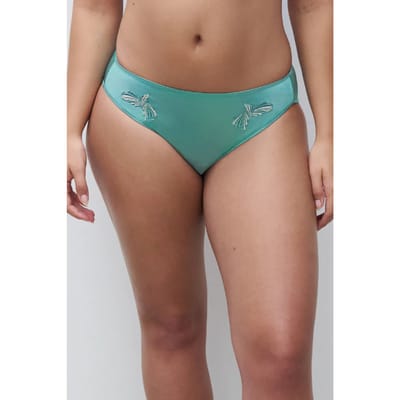 Chantelle Co Bo. Brief Std Std W. New Peacock Lurex Maat: 38 | Slipjes Outlet | Dames | Blauw