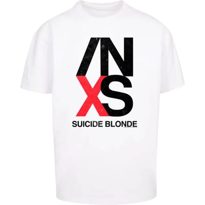 Oversized T-shirt Merchcode INXS X Tour Heavy