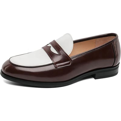 Italiaanse Luxe Instappers Heren Zwart en Wit Kleur Leren Schoenen Slip-on Zachte Zool Casual Schoenen Bruiloft Mocassin 38 black