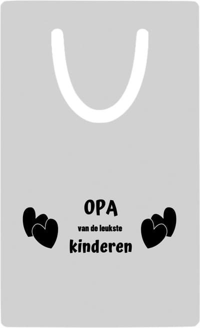 Hacebo® - opa van de leukste kinderen metalen boekenlegger - Opa - de leukste opa - verjaardag - cadeau voor opa - kado - geschenk Bladwijzer boekenleggers - 7.6 cm x 5cm