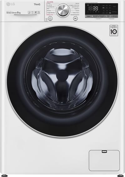 LG F4WV708S1E.ABWQWIS wasmachine Voorlader 8 kg 1360 RPM Wit