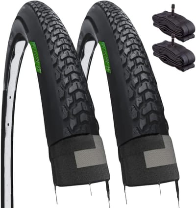 Fietsbanden 700 x 40C (42-622) inclusief Binnenbanden met Schrader Ventiel voor Trekking en Gravel