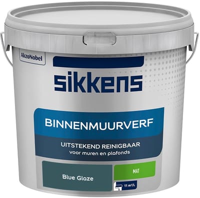 Sikkens - Binnenmuurverf Mat - Blue Glaze - Mengverf - 5 L