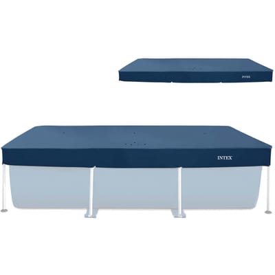 INTEX Zwembadcover 260 x 160 cm Rechthoekig PVC en PP
