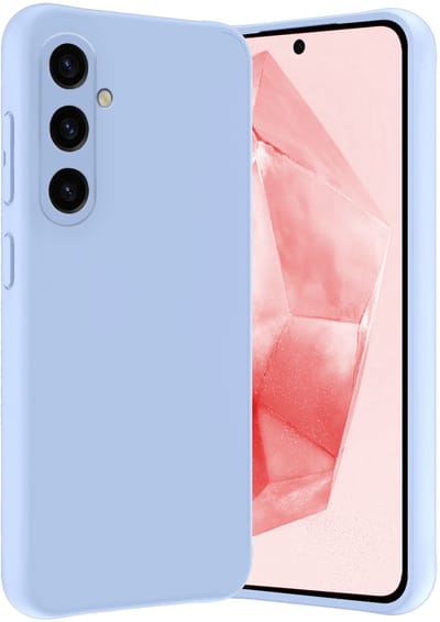 Hoesje - Geschikt voor Samsung Galaxy A36 - Sterk & Shockproof - Hoes Cover - Siliconen Case - Lichtblauw