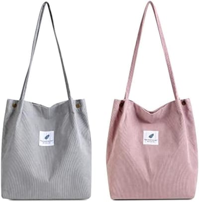 PromoHome Dames Schoudertas Set - 2-delige Corduras Shopper voor Dagelijks Gebruik