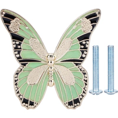 Poignée de porte Moderne Innovante Alliage de Zinc Bouton de traction pour Armoire Tiroir Placard Garde-robe Vert clair