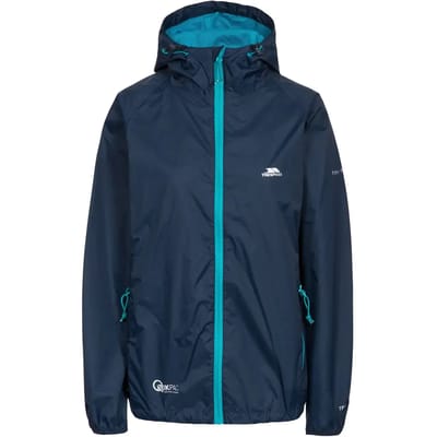 Dames waterdichte hoodie-jack met rits Trespass Qikpac