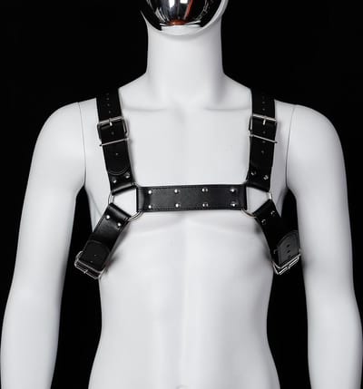 Banoch | Chest harness Rapheal - pu leren harnas voor man