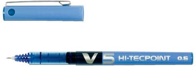 Rollerpen PILOT Hi-Tecpoint V5 fijn blauw | 12 stuks