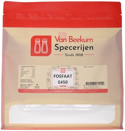 Van Beekum Specerijen - Fosfaat E450 - 1 KG (hersluitbare stazak)
