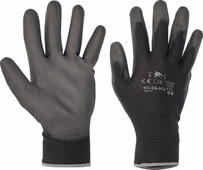 Montage handschoen Bunting Black maat 10 / XL