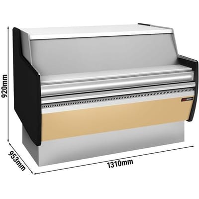 GGM Gastro Kassentisch - 1310mm - Frontblende Beige