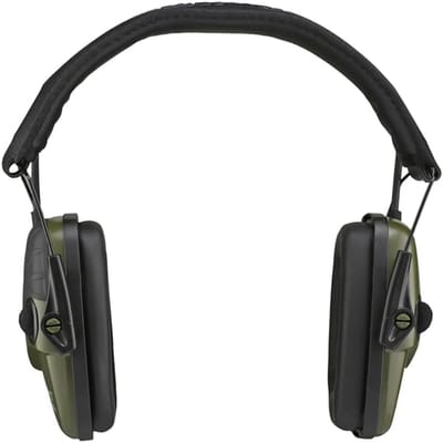 Impact Sport Elektronische Gehoorbescherming - Schietgehoorbeschermers - Geluidsdempende Hoofdtelefoon - 25 dB Geluidsreductie - Geschikt voor schieten, gehoorverbetering, autisme, jagen, buitensporten en werk - Groen