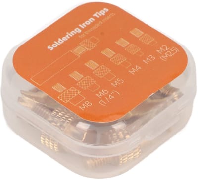Cosensi - Soldeerbouttips - Universele Soldeertips - Perfect voor 3D-printer - Messing Soldeerpunten - Voor M2 M2.5 M3 M4 M5 M6