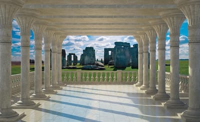 Stonehenge View Photo Wallcovering