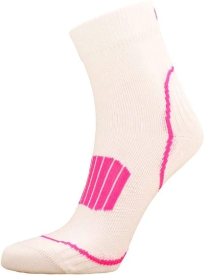 UphillSport - 2-Pack - Multi Sport Sokken - Droog Koel Fit - Heren / Dames - wit / roze - 35-38 - 8396