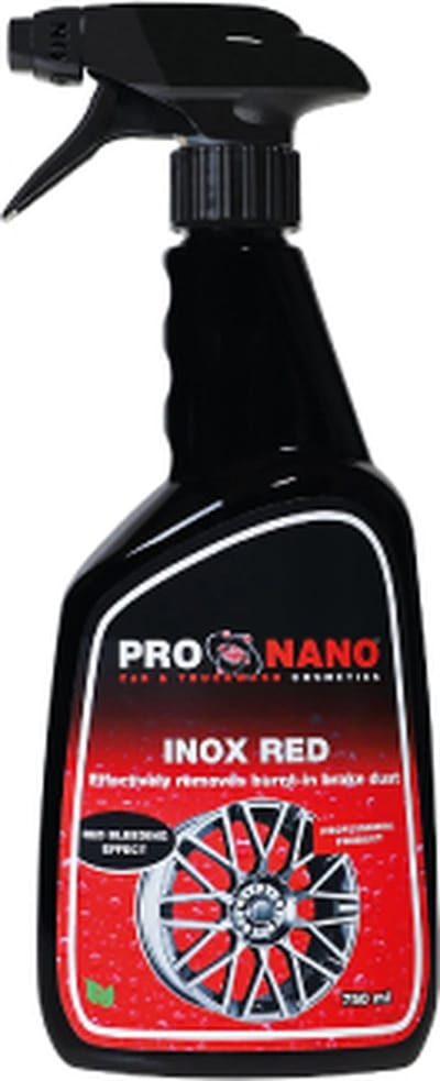 ProNano | Pro Nano Inox Red 750ml | Velgenreiniger | Nano Technologie | reinigen van verschillende soorten wielen en andere metalen oppervlaktes.