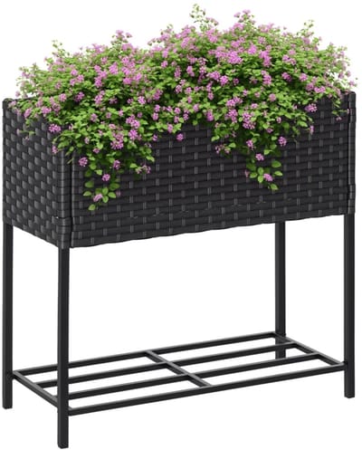Plantenbak - Verhoogd Tuinbed - Bloembak - Plantenbed - Kweekbak - Moestuinbak - voor Buiten, Terras, Tuin & Balkon - voor Groenten, Bloemen & Kruiden - 70 x 30 x 70 cm - Donkerbruin