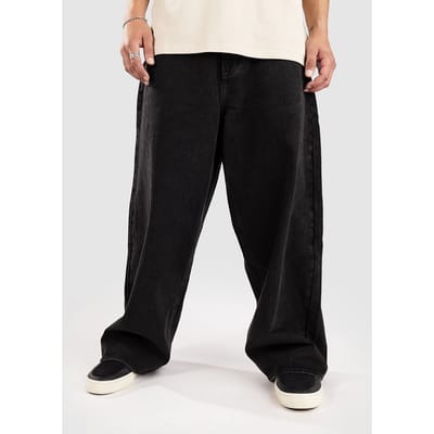Empyre Sk8 Ultra Wide Jeans zwart