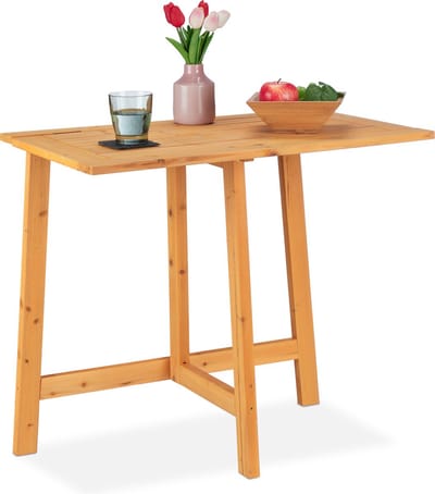 klaptafel hout - 73x80x50 cm - balkontafel - opklaptafel muur - buiten