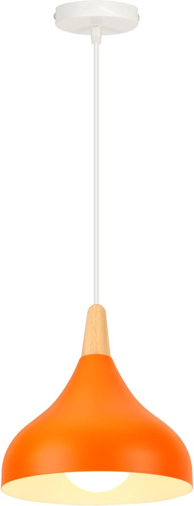 Hanglamp Moderne Slaapkamer Scandinavische Kroonluchter voor Woonkamer Keuken Restaurant Oranje