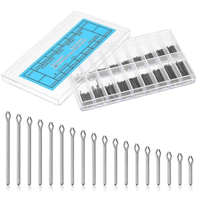 360 Stuks Cotter Pins voor Horlogeband - RVS Koppelpennen voor Horlogebanden, Horloge Reparatie en Accessoires