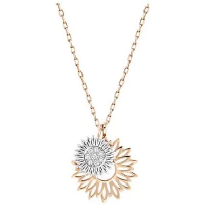 Swarovski Fashion Duo Zonnebloem Hanger Ketting Dames ketting 5213245 Box (Random Color) white