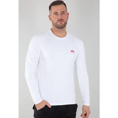 T-shirt met lange mouwen Alpha Industries Back Print Heavy