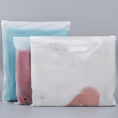 100x Transparante Reisopbergzakken met Rits - 30x25cm - Hersluitbare Zakken met Ventilatiegaten