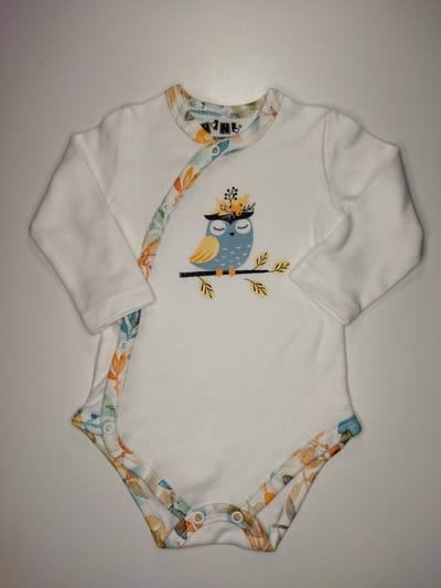 Nini - Rompertje Emma - Omslagromper - Overslagromper - Maat 68 - 4 t/m 6 maanden