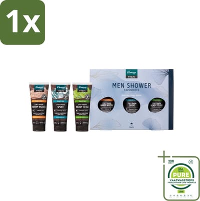 1 x Kneipp - Men Shower Favourites Geschenkset - Douchegel - Mannen - Verzorging - Cadeau - Natuurlijke Ingrediënten