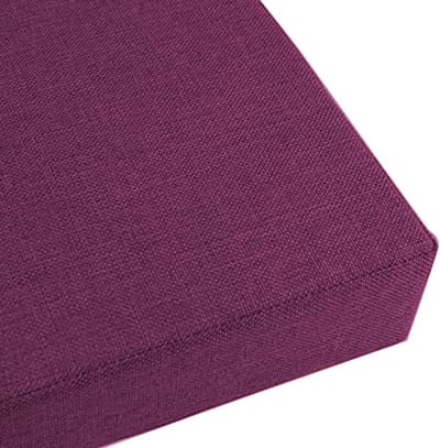 Tuinbank Kussen - Zitkussen Bank - Comfortabel Zitten - Antislip Onderkant - 185 cm - Paars