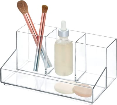 Cosmetic Organizer met 4 Vakken - Transparant Kunststof