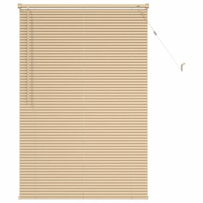 vidaXL - Venetiaanse - jaloezie - Lichtbruin - met - Patroon - 150 - x - 70 - cm - 25 - mm