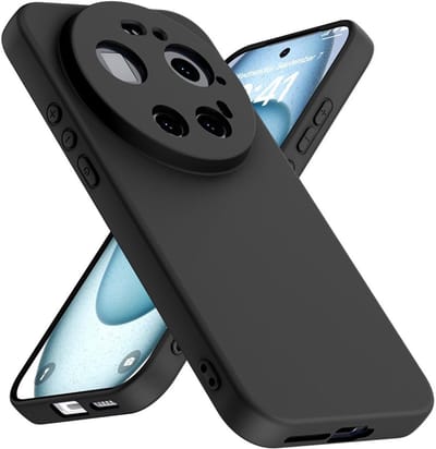 CaseBoutique TPU Case hoesje geschikt voor Xiaomi 17 Ultra - Effen Zwart - TPU (Zacht)