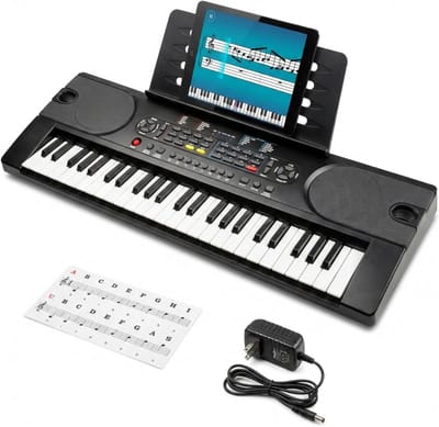 TIM® Keyboard Piano - Digitale Piano - Piano Keyboard - Zwart - 70cm x 24cm x 9cm