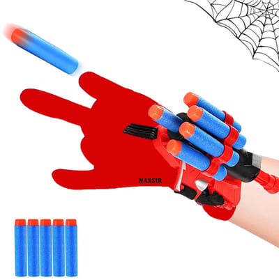 NAXSIR Spinnenseiden-Werfer-Set - One Size - 5 Runder Kopf Darts, Draußengeeignet - Kindervriendelijk - Eenvoudig Te Gebruiken