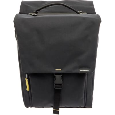 New Looxs ® Tulum Double MIK - Dubbele Fietstas - 100% Gerecycled Polyester - Geschikt voor Elektrische Fietsen - Voor MIK-Bagagedrager - Afneembare Fietstas - 32 Liter - Zwart