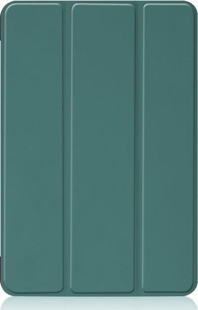 Hoesje - Geschikt voor Apple iPad Air 6 (2024) - 13 inch - 6e Generatie - M2 - Dun & Stevig - Trifold Bookcase - Hard Cover - Hardcover Book Case - Tablet Hoes - Donkergroen