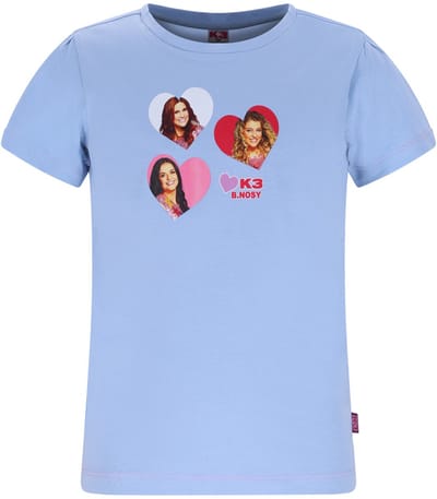 B.Nosy K3 T-Shirt blauw Y604-5409 - maat 158-164