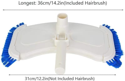 Suction vacuum borstel voor zwembadreiniging, bovengronds en ondergronds, ideaal voor spa en hotels