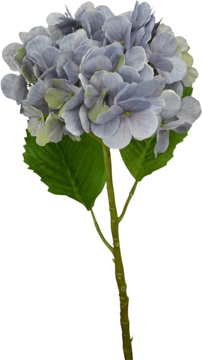 Easyplants | Kunst Hortensia Deluxe 57 cm lila | Zijde | Nepbloemen | lila | Onderhoudsvrij | Kant-en-klaar