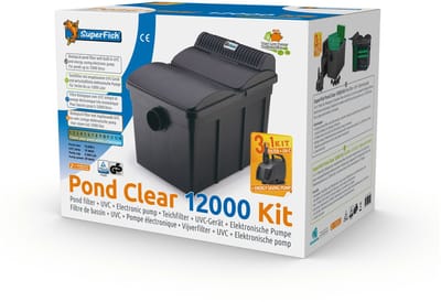 SuperFish Pond Clear 12000 Kit