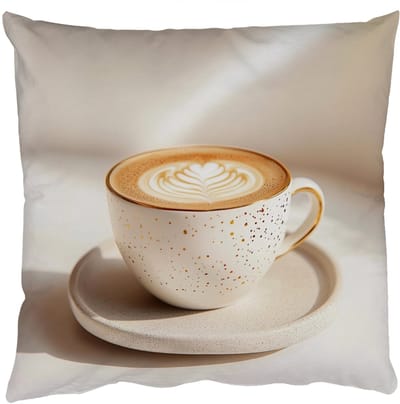Sierkussens - Kussentjes Woonkamer - 50x50 cm - Cappuccino - Schuim - Schotel - Beige