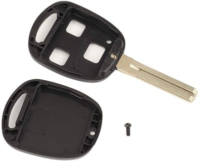 Dailygoods- Afstandsbediening Vervangen - Sleutel Shell - 3 Knoppen - Geschikt voor IS200/GS300/LS200/RX300 - Hoogwaardig ABS - Krasbescherming - Sleutelhanger