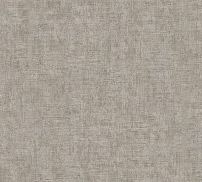 UNI BEHANG | Structuur - bruin zilver metallic - A.S. Création Greenery