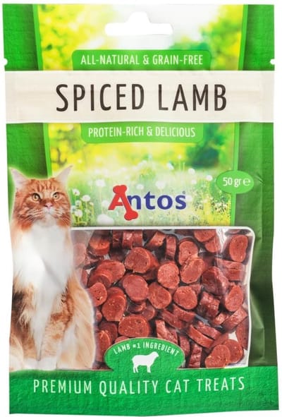 Cat Treats Spiced Lam 50 gr - kattensnack - graanvrij - glutenvrij