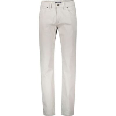 Gardeur Broek Bill Fine Pattern Cotton Comfort Stretch Soft Wash-out Effects Licht Beige / male